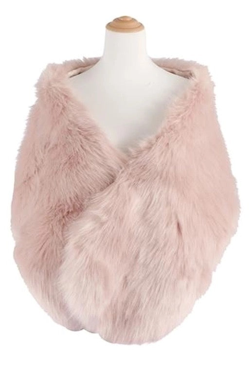 Faux Fur Shawl