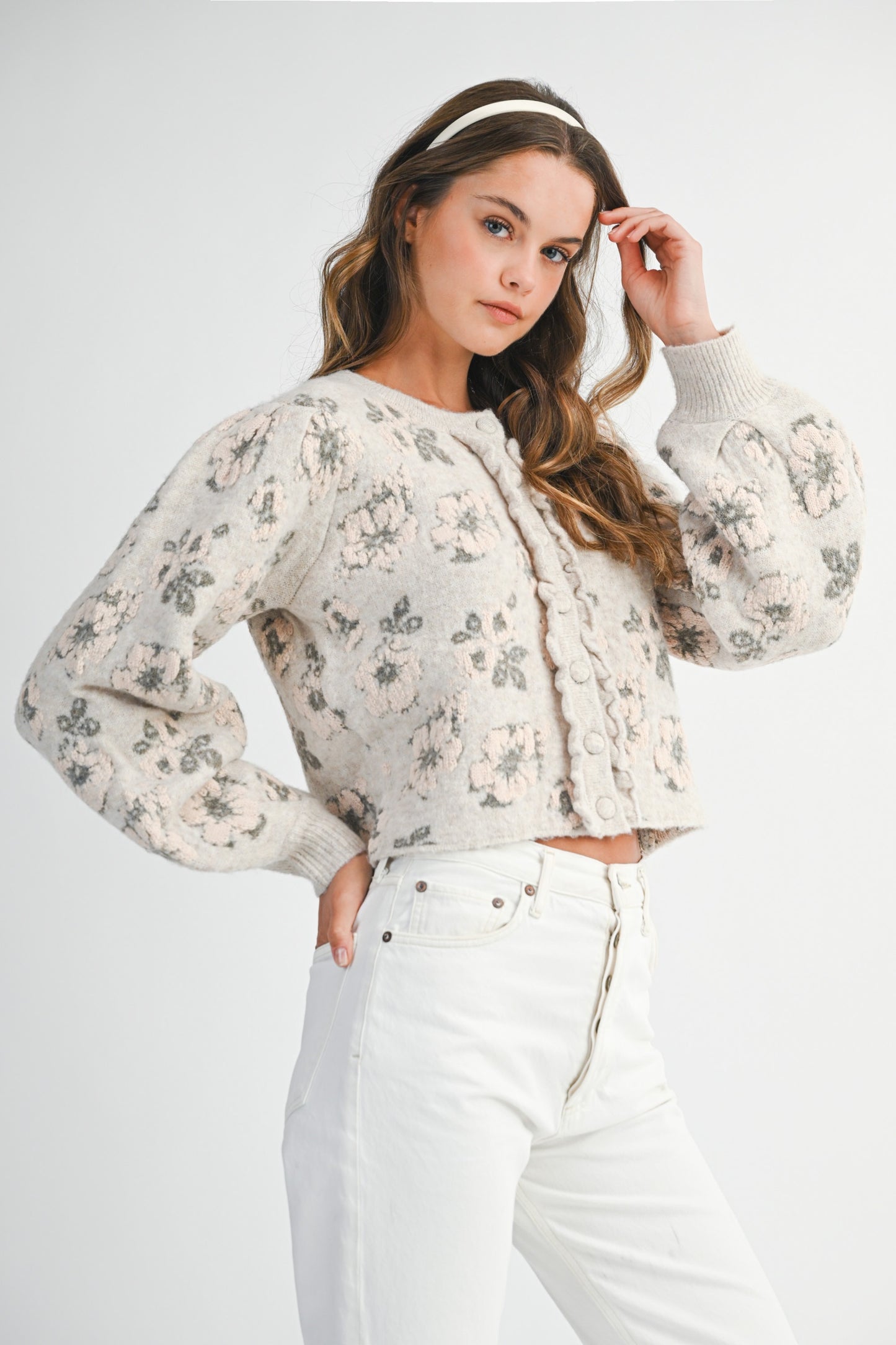 Cleo Floral Cardi