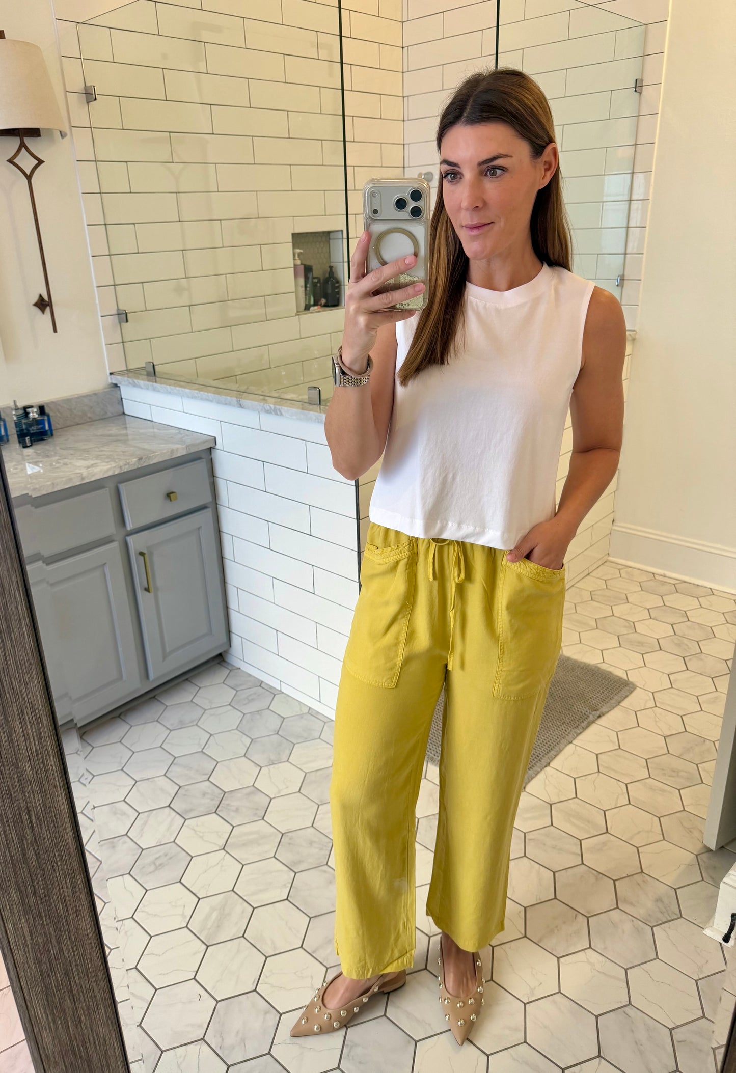 Tencel Drawstring Pant