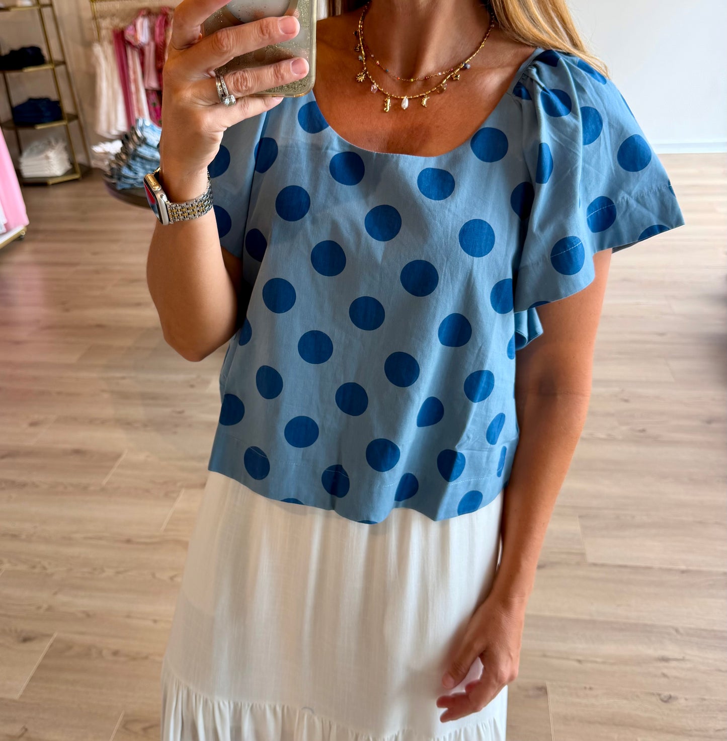 Two Blues Blouse