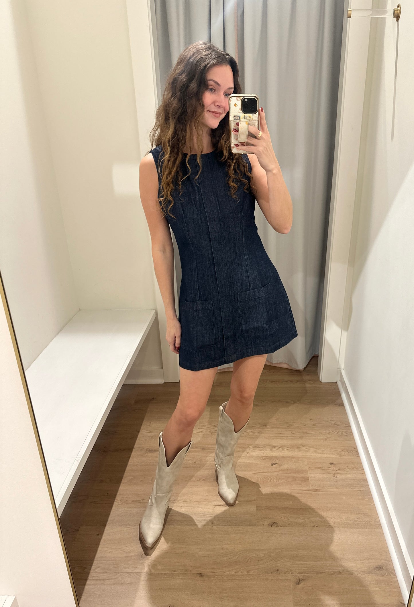 Patch Denim Mini