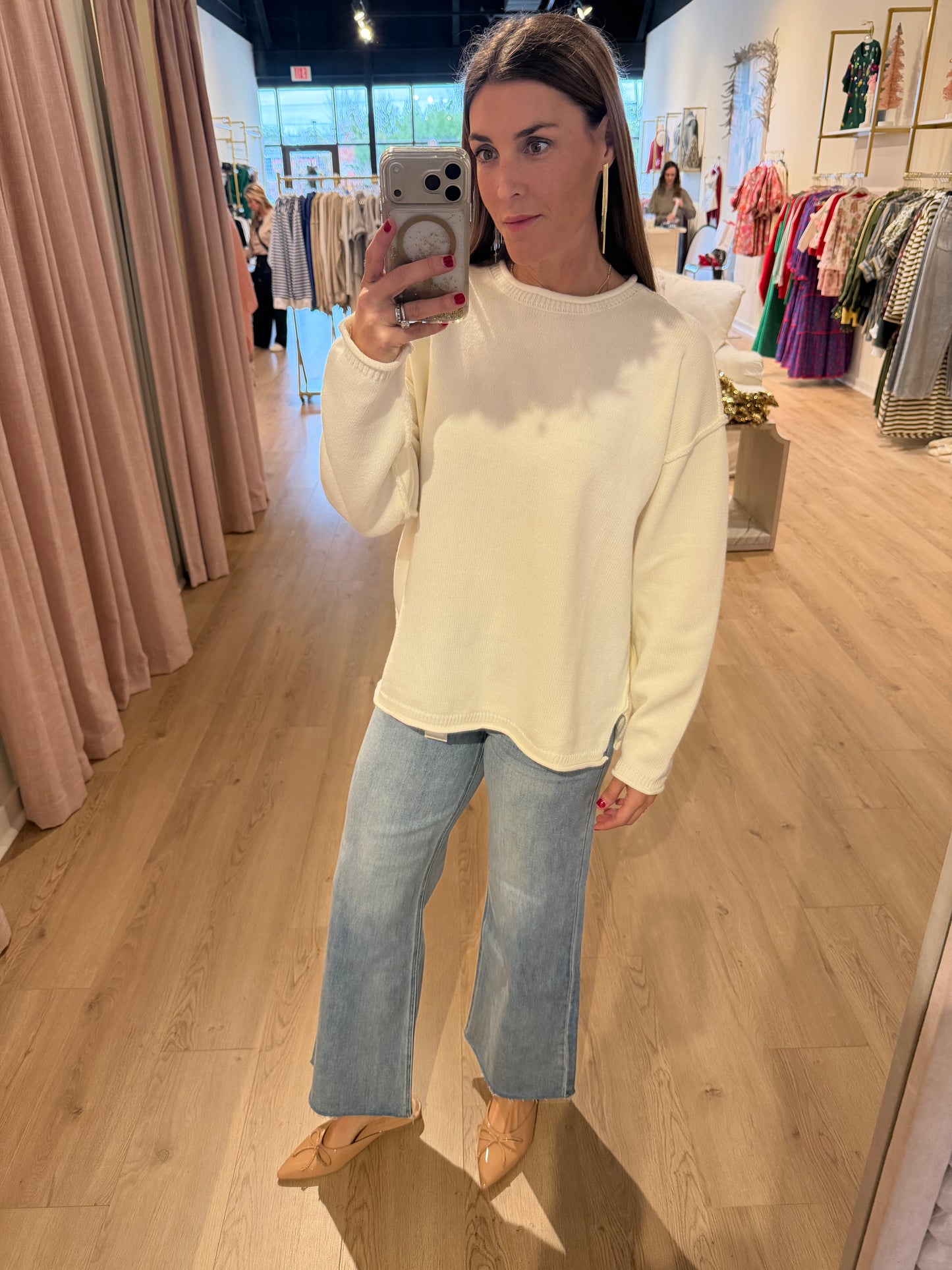 Roll Neck Staple Sweater