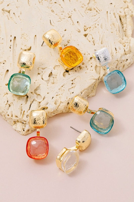 Faceted Cut Earring