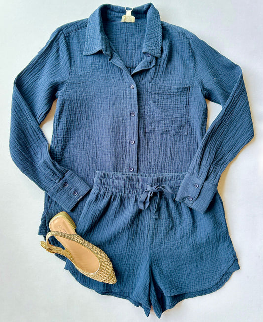 Galaxy Button Down
