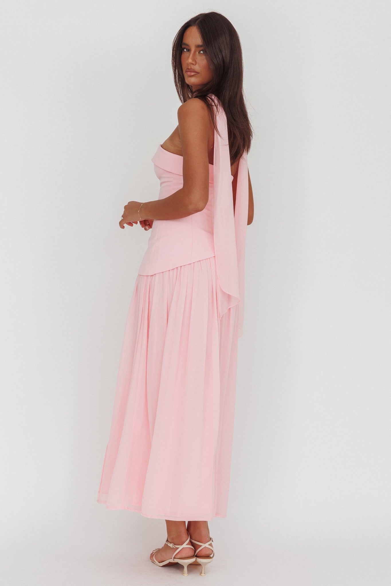 Romantic Strapless Midi