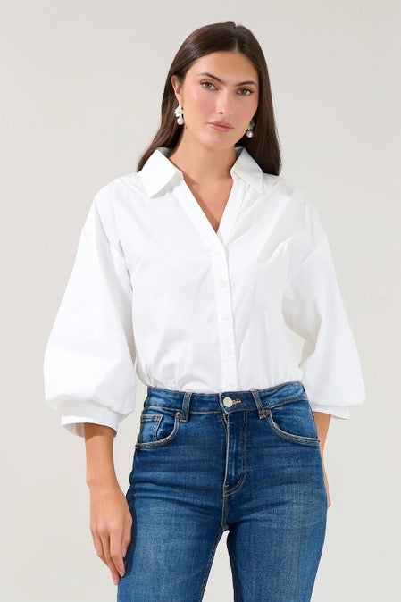 Betty Button Down