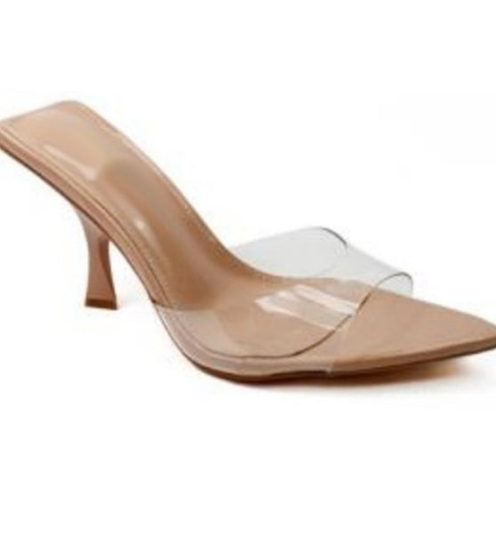 nude kitten heel