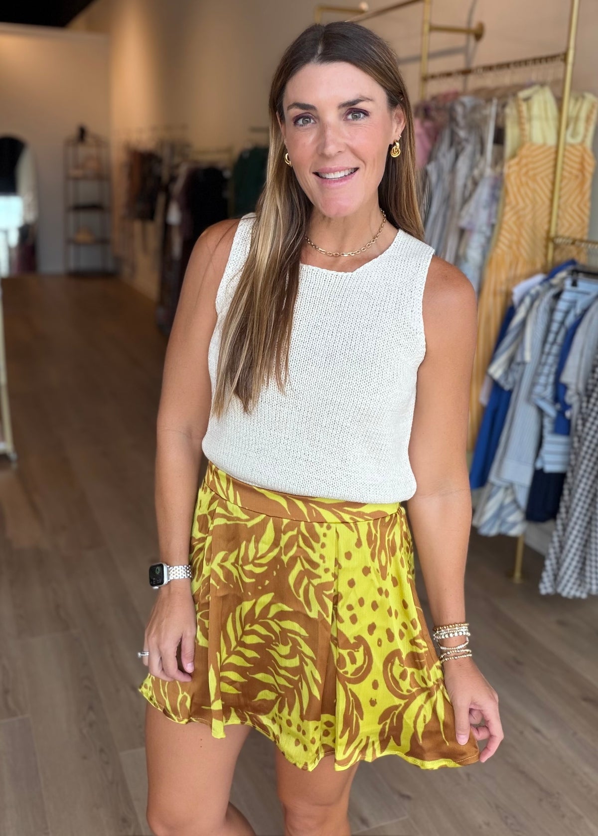 Botanica Pleated Skort