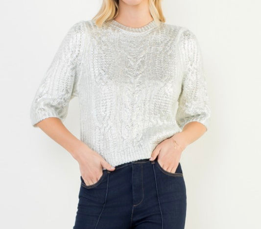 Shine Cable Sweater