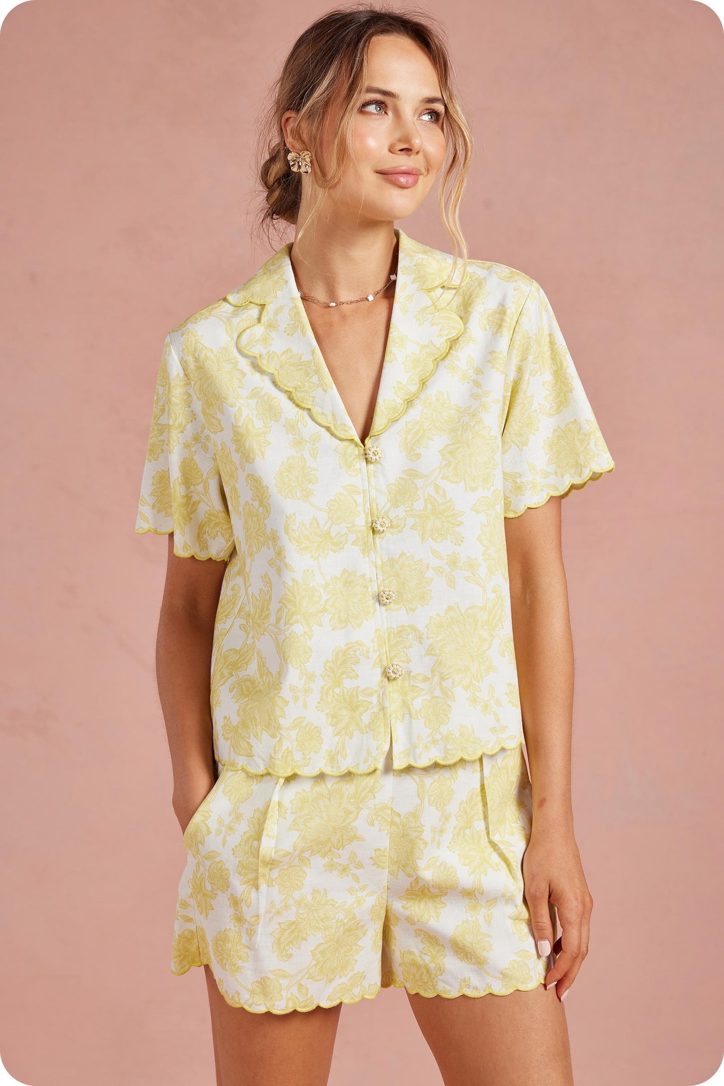Butter Botanical Blouse