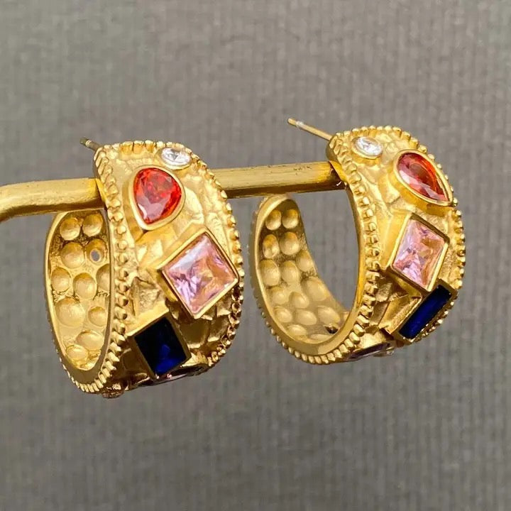 18k Plated Color Zircon