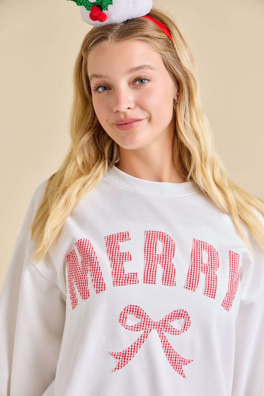 Gingham Gifts Sweatshirt