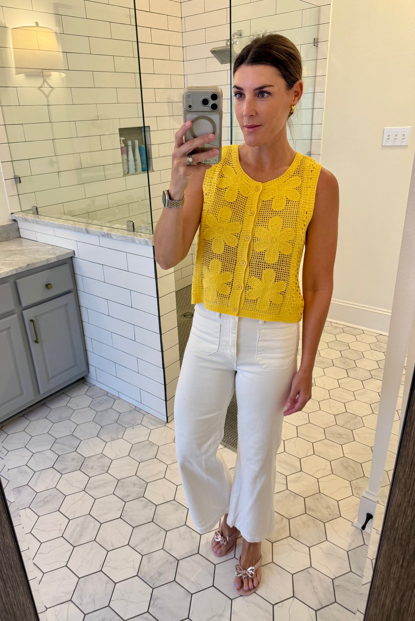 Sunny Crochet Tank