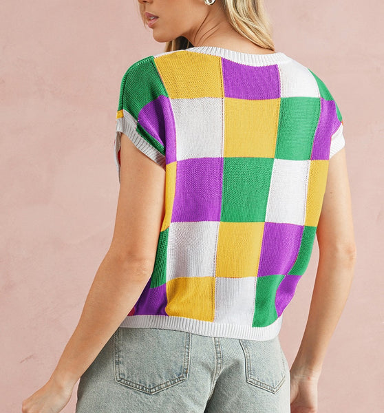 Mardi ColorBlock Top