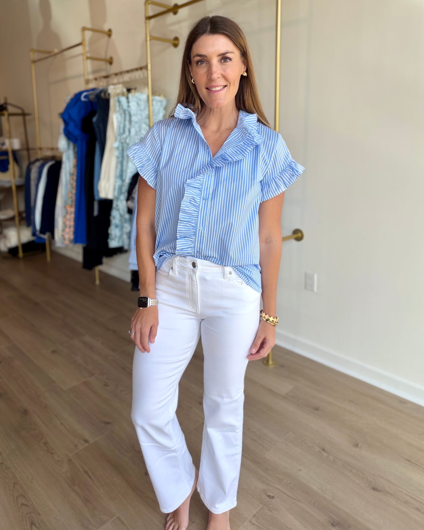 White Straight Jean