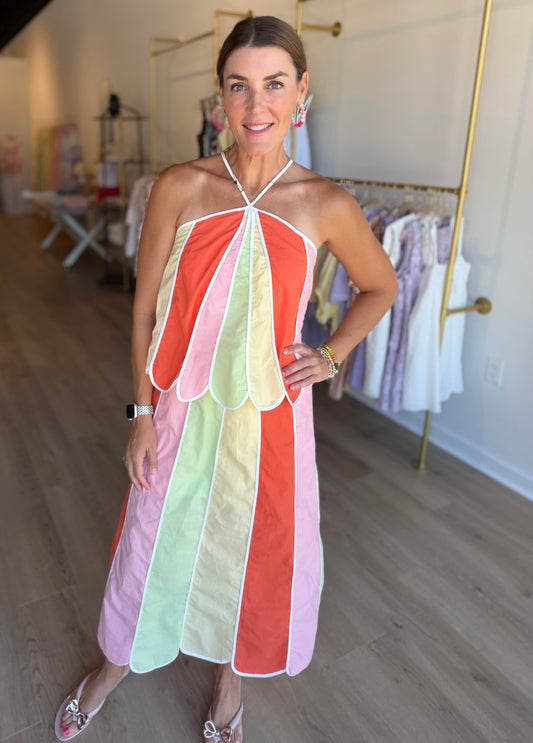 Sunset Panel Dress
