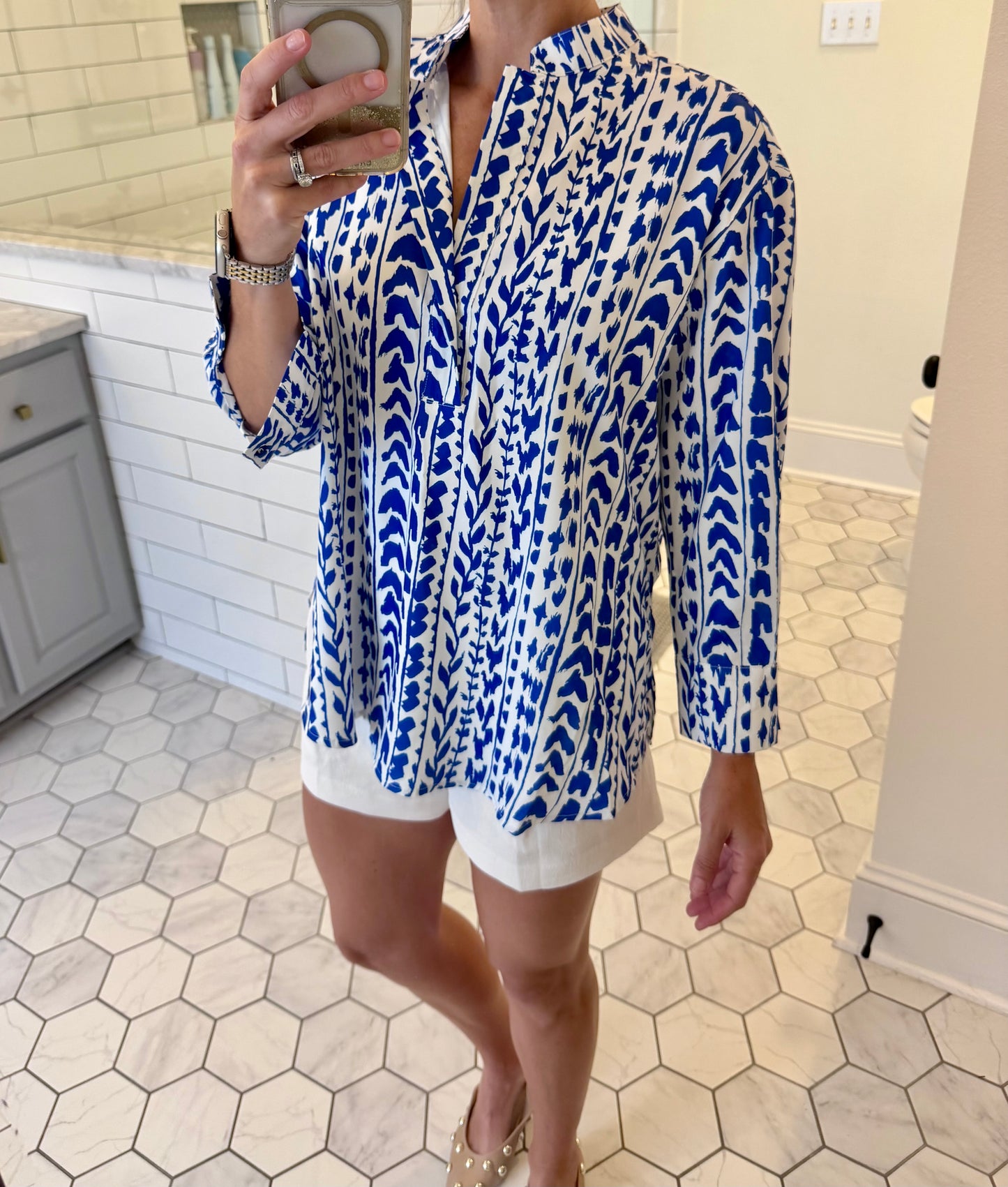 Cobalt Trail Top