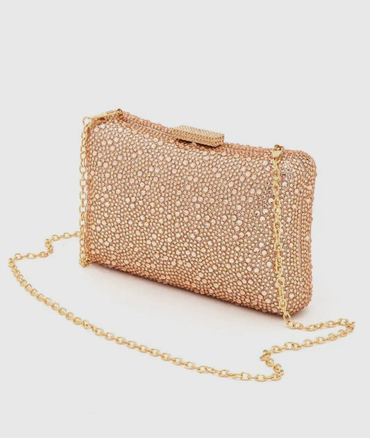 Crystal Pave Box Clutch