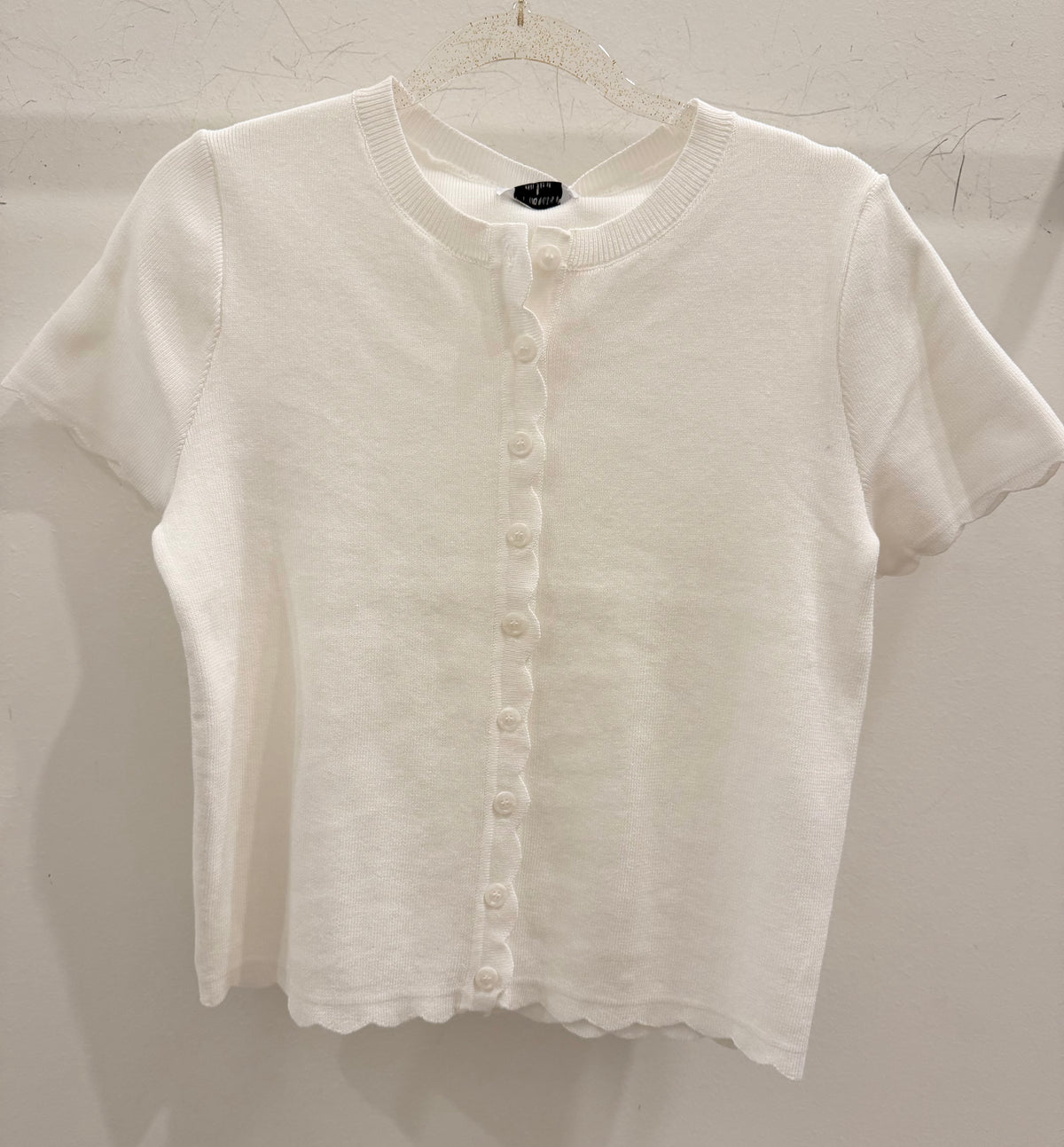 Scallop Short Cardi