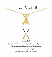 Love Baseball Necklace