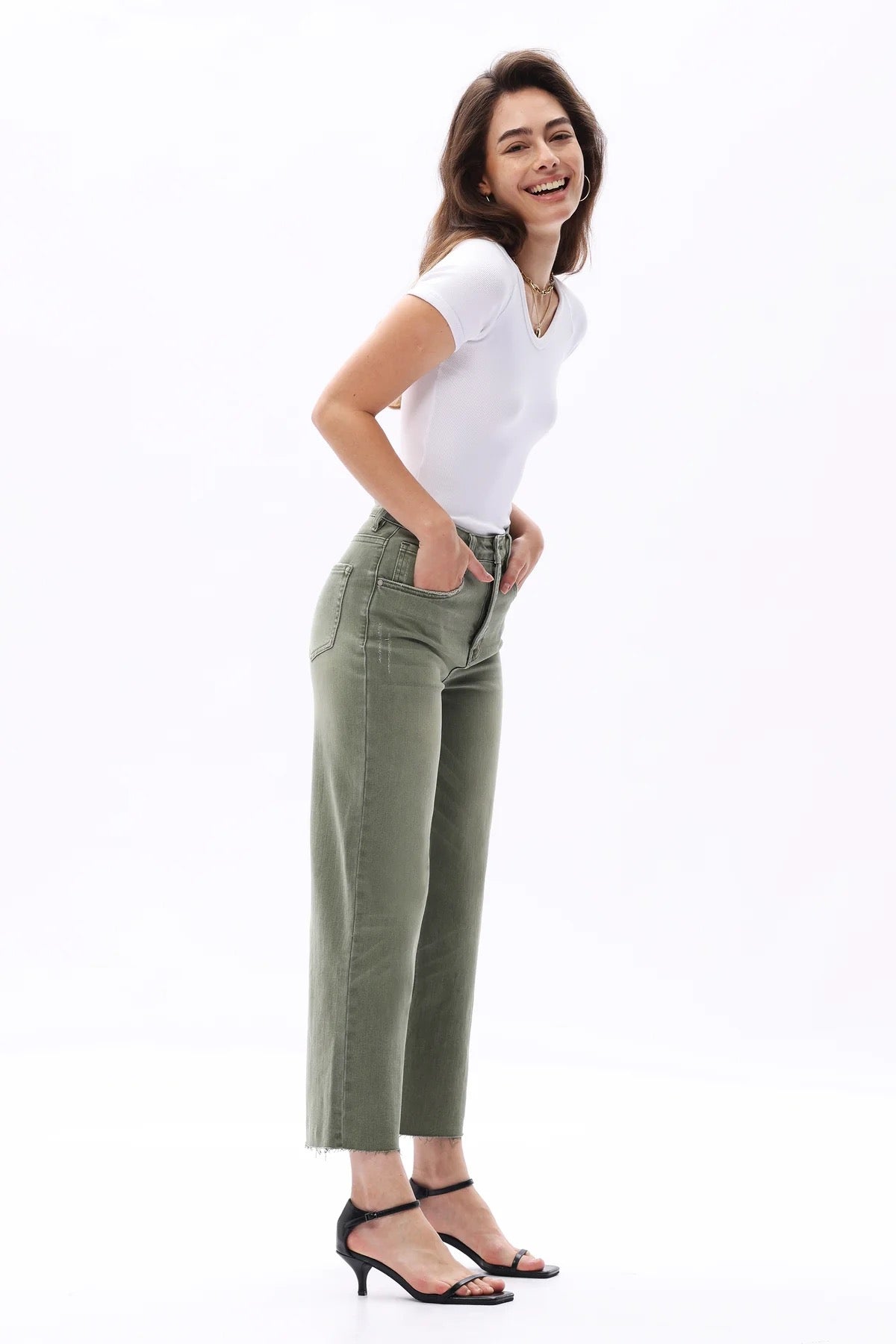 Olive Duty Denim