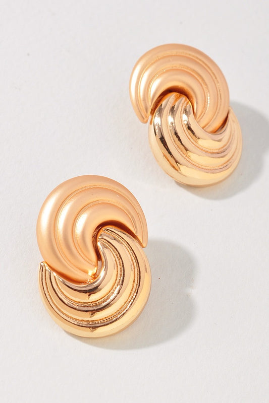 Swirl Stud Earring