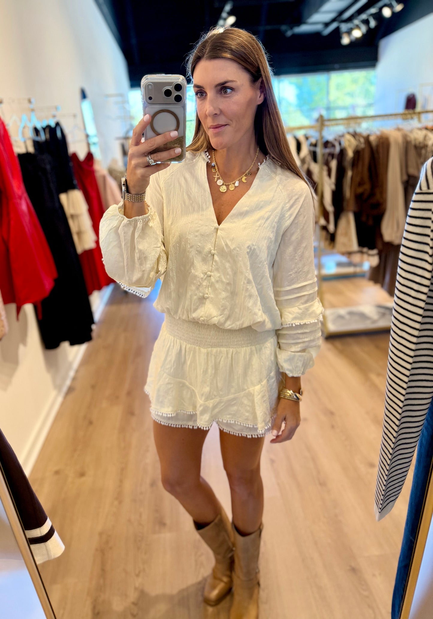 Romantic Smocked Romper