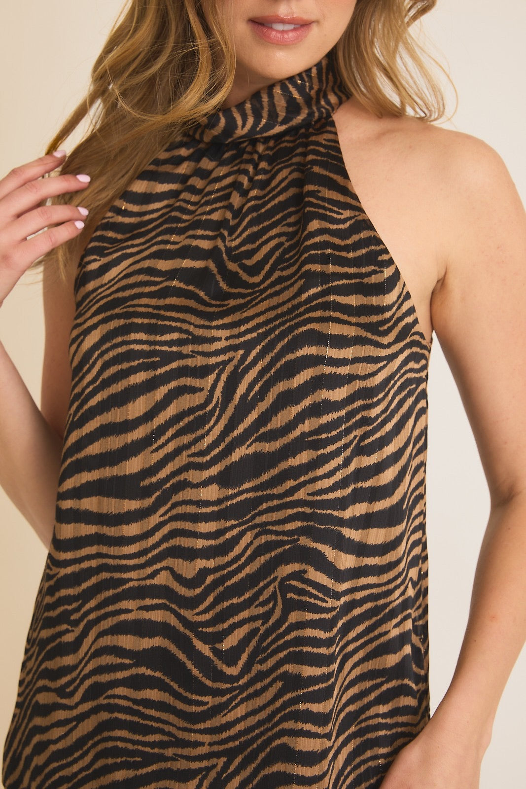 Animal Stripe Halter