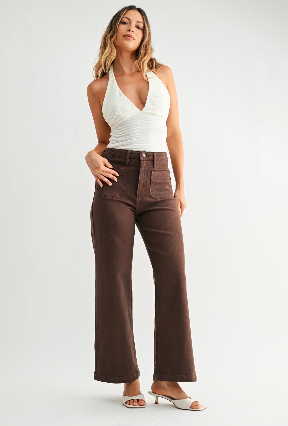 Chocolate Pocket Jeans