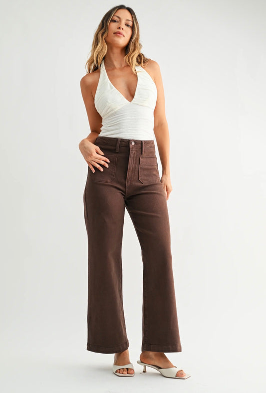 Chocolate Pocket Jeans