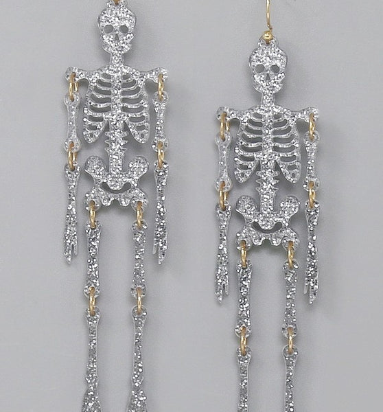 Silly Skeleton Earring