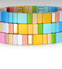 Spring Sunrise Enamel Bracelet