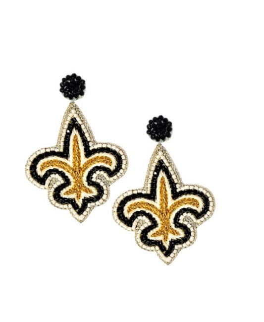 Beaded Fleur De Lis
