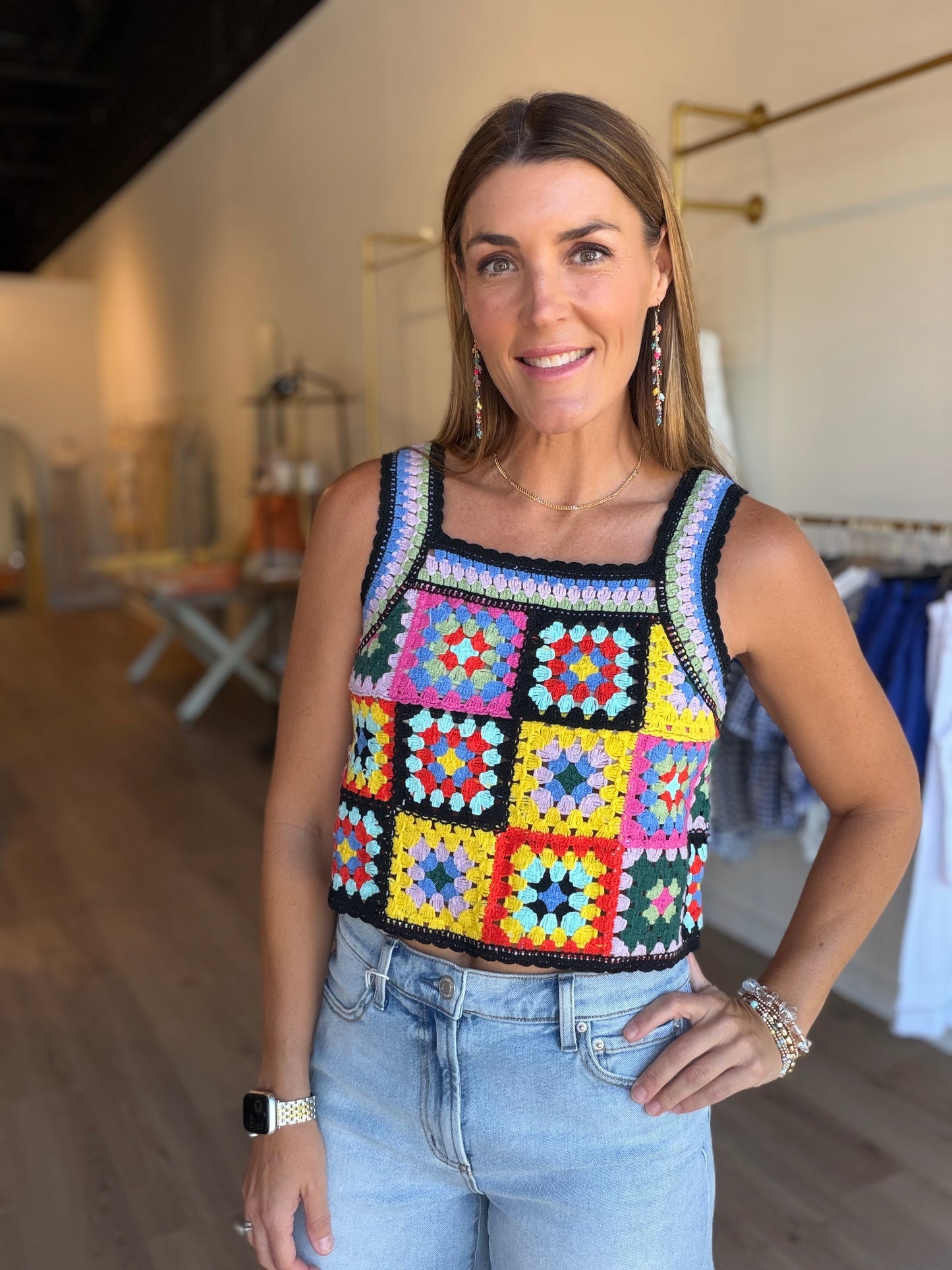 Jazzy Crochet Top