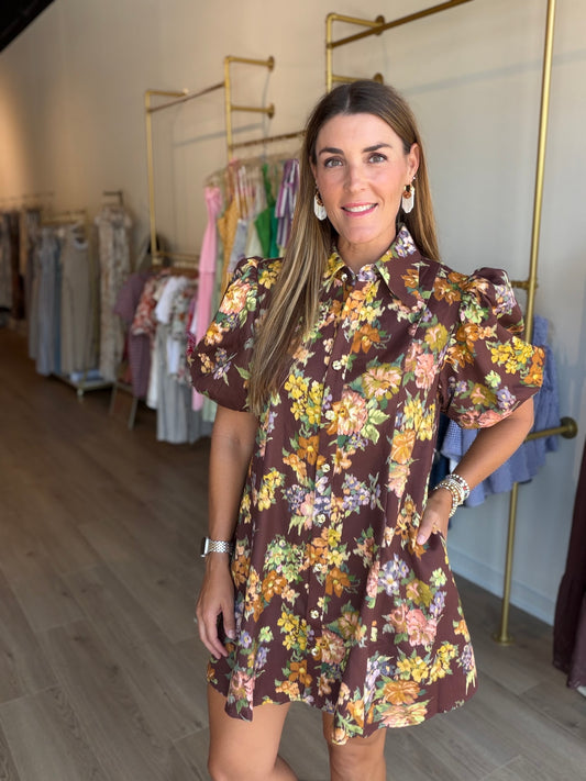 Josie Floral Puff Mini