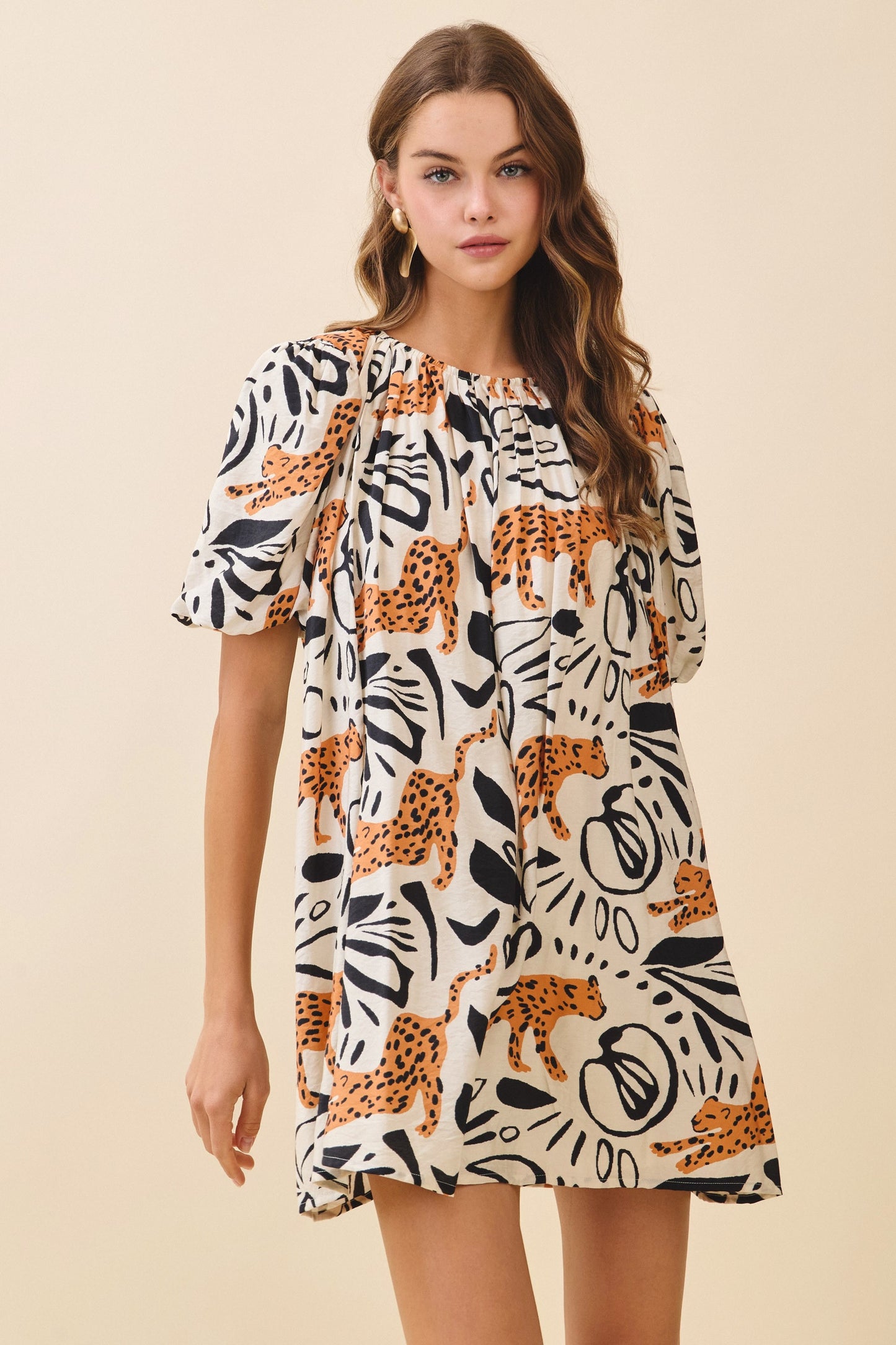 Leopard Round Dress