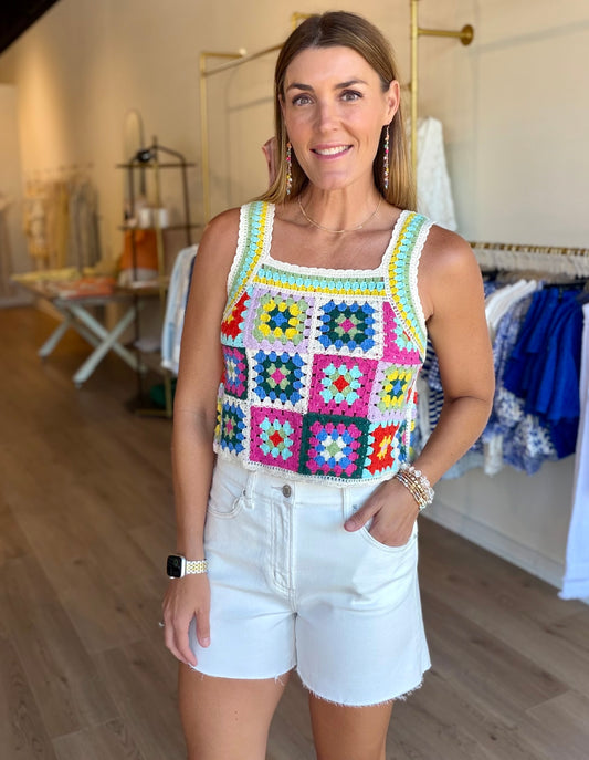 Jazzy Crochet Top