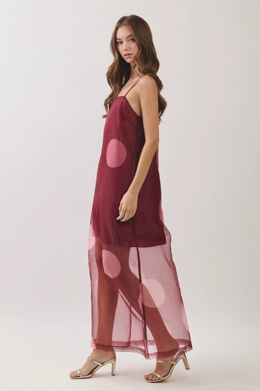 Burgundy Blush Midi