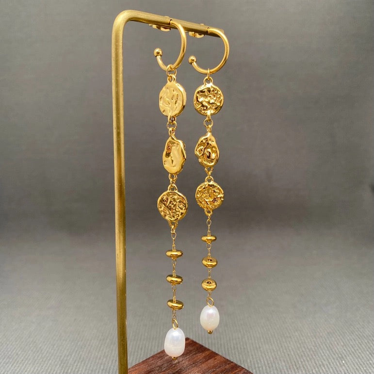 Pearl Hammering 18k