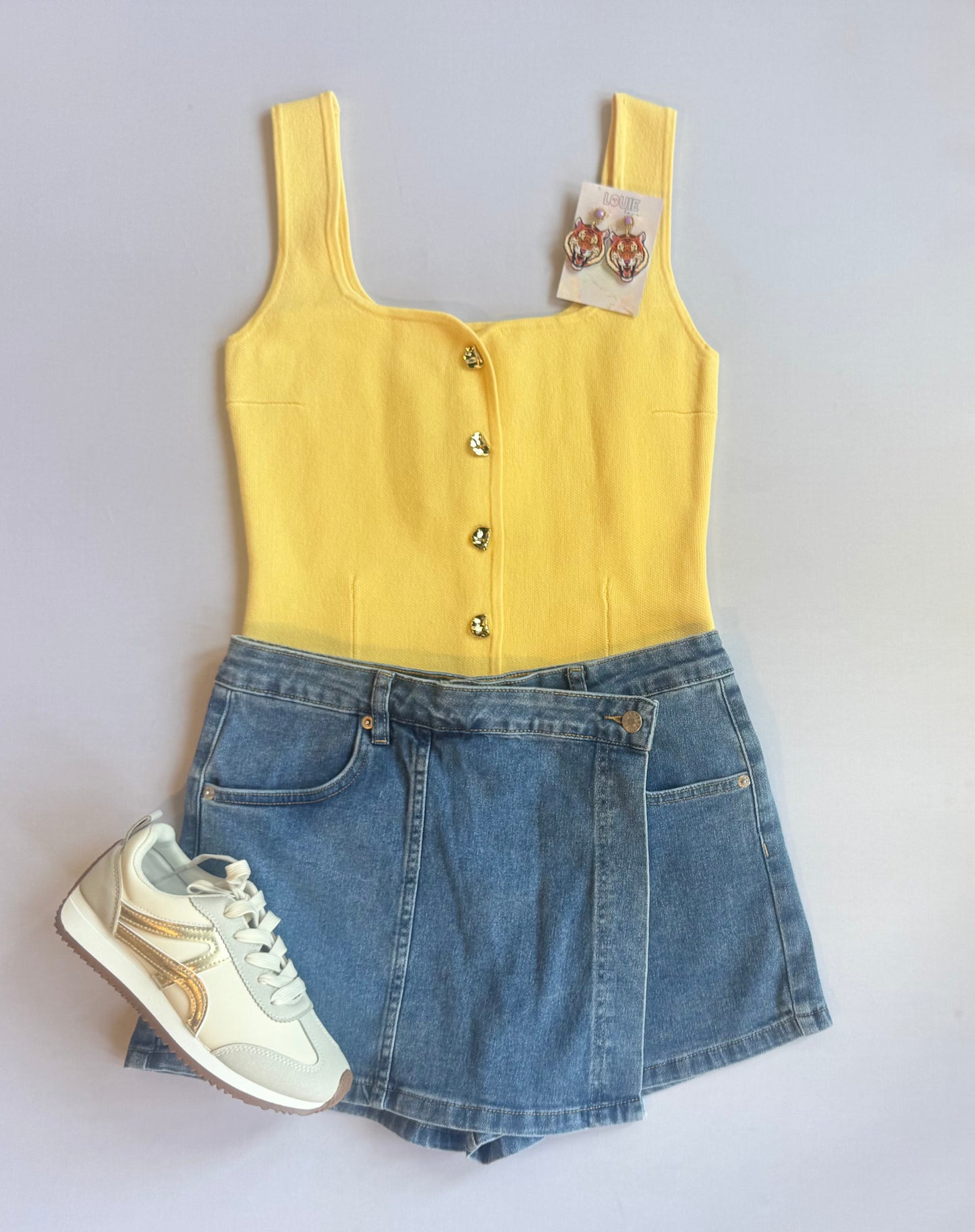 Sweetheart Yellow Top