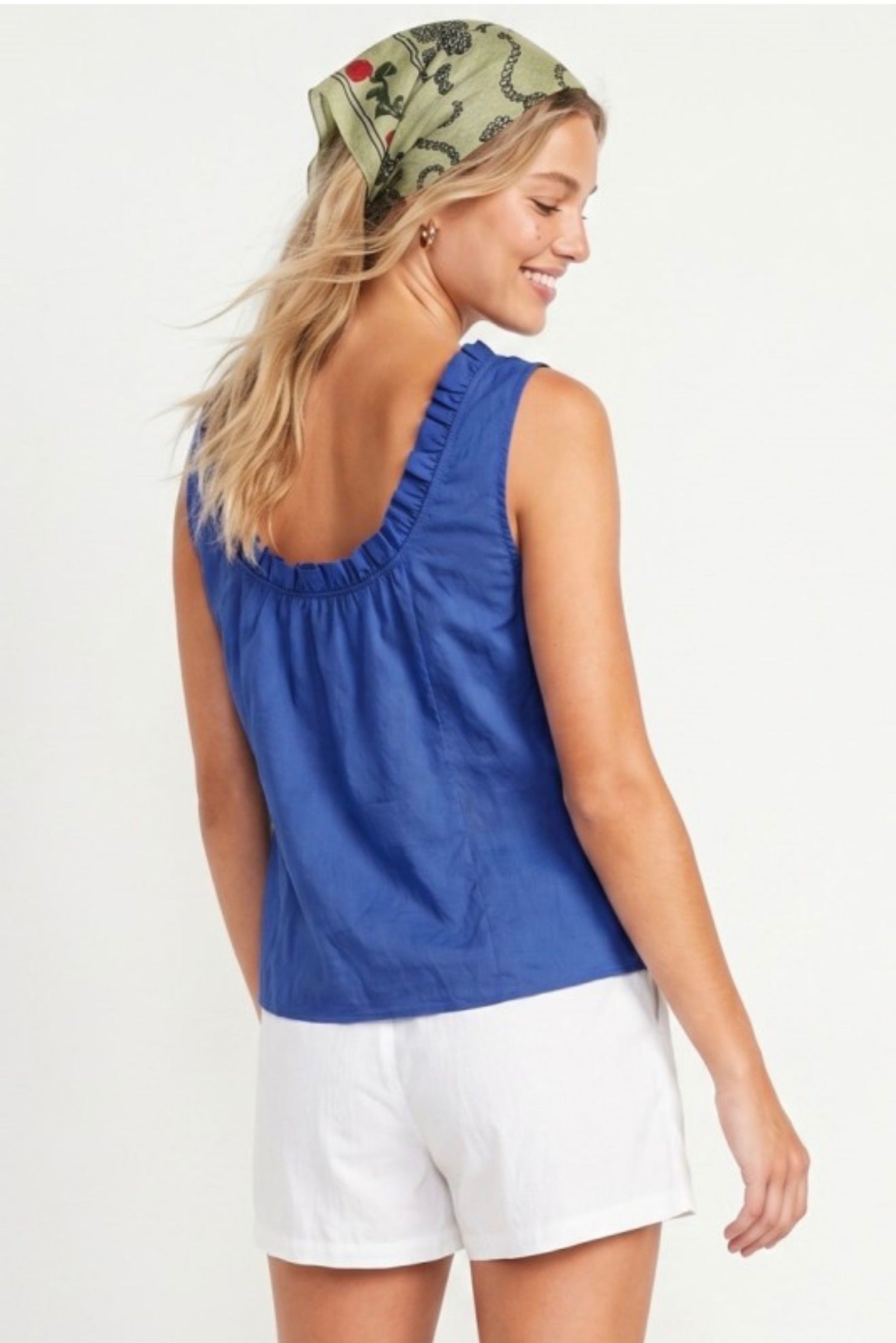 Ruffle Trim Top