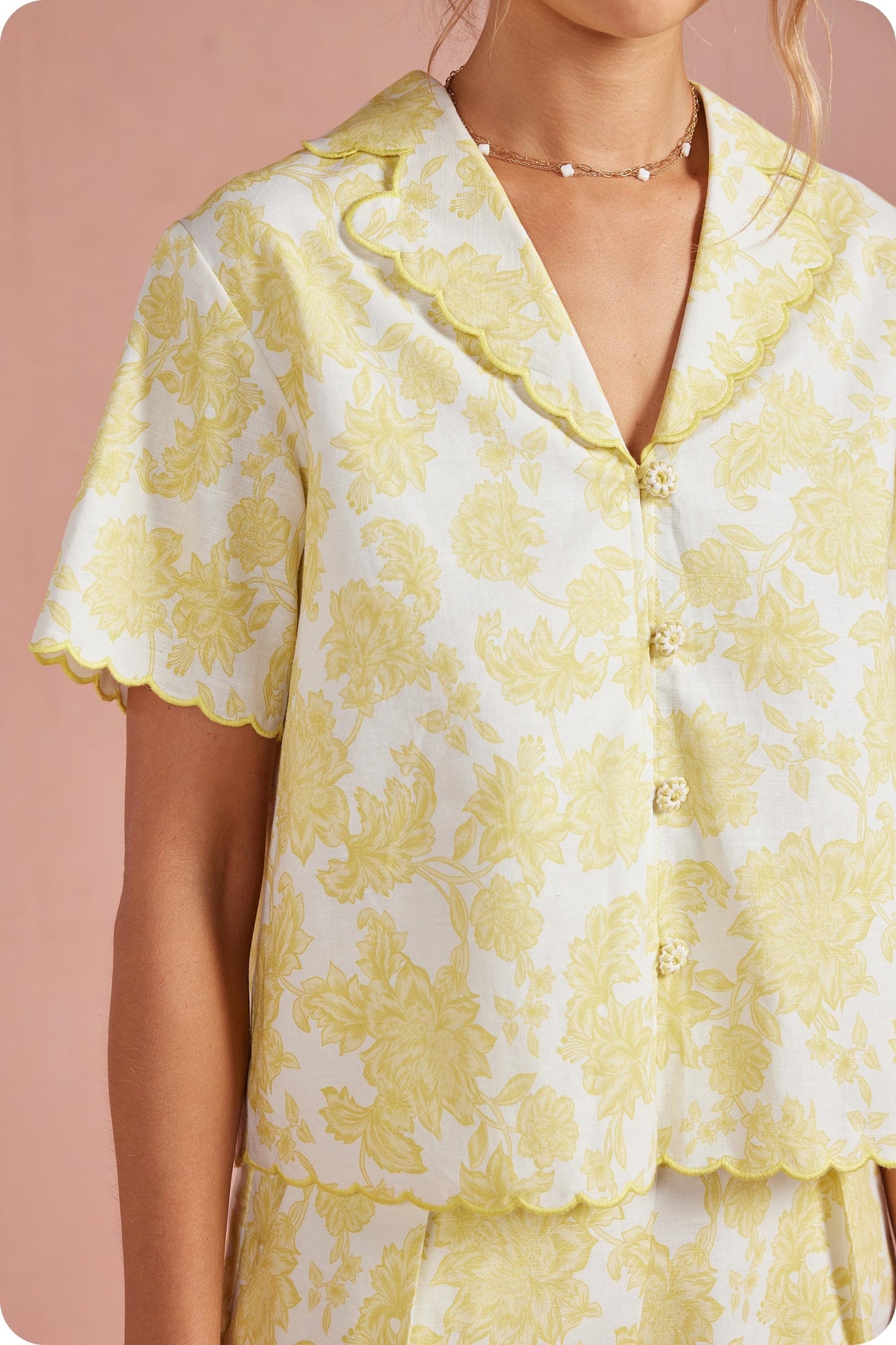 Butter Botanical Blouse