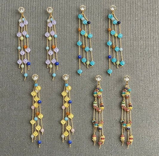 Stone Fringe Drops