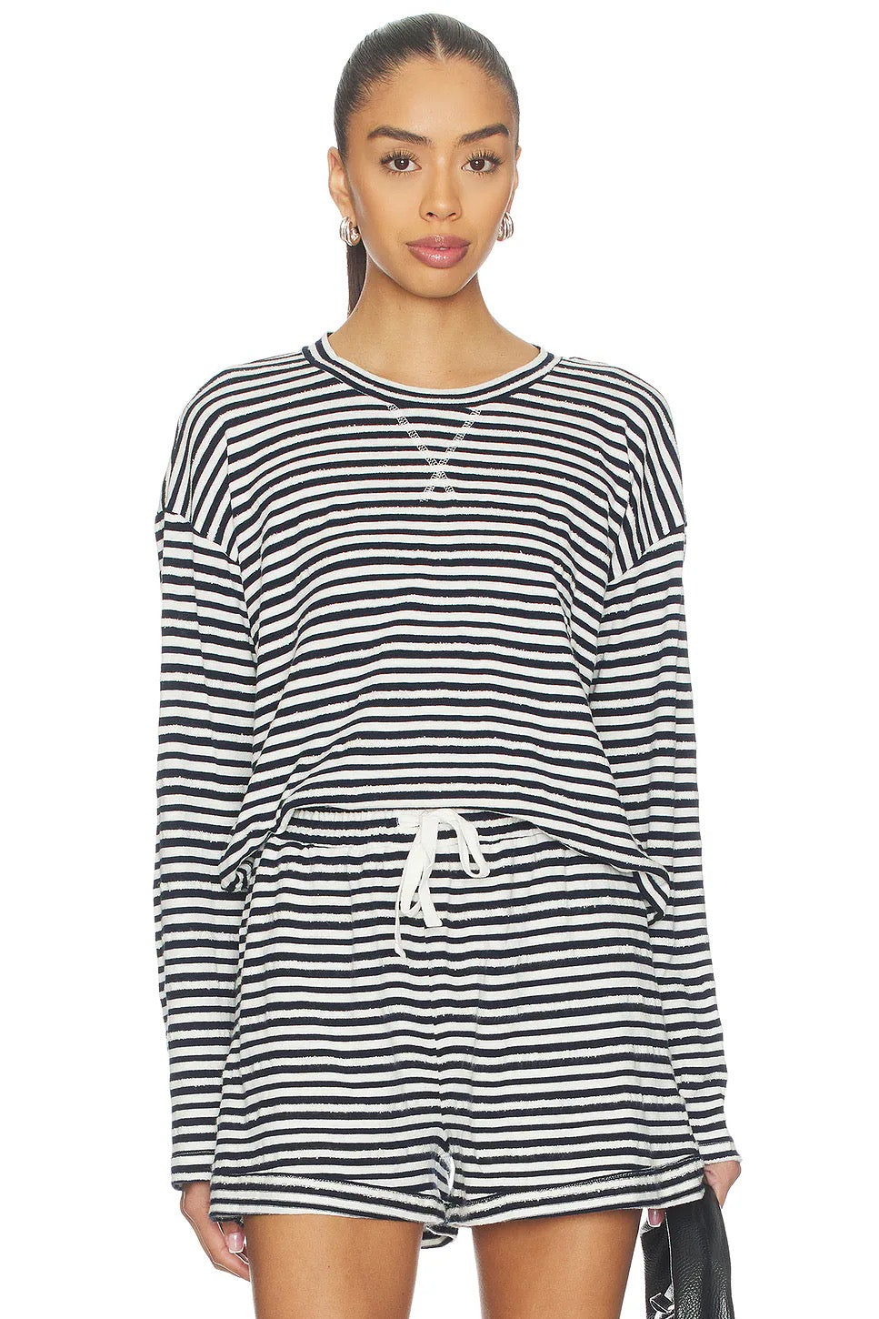 Navy Drop Pullover