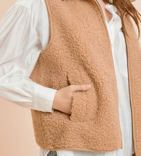 Camel Fleece Vest