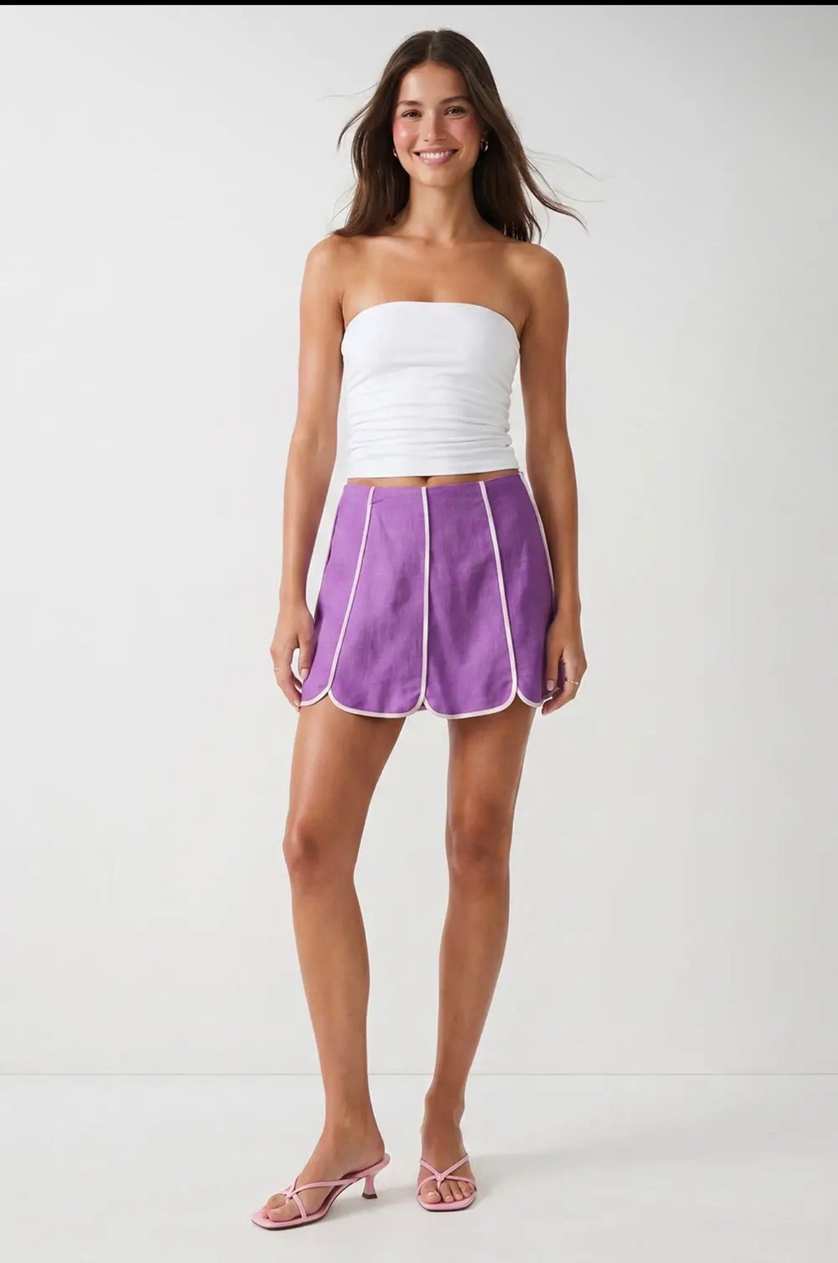 Shell Panel Skort