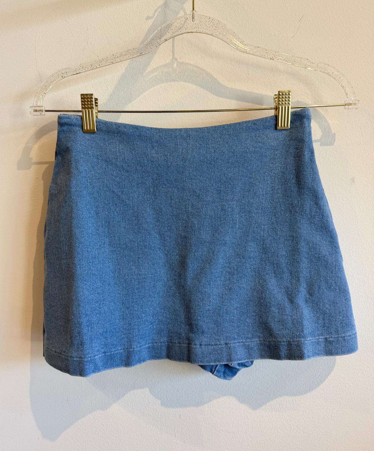 Stretch Denim Skort