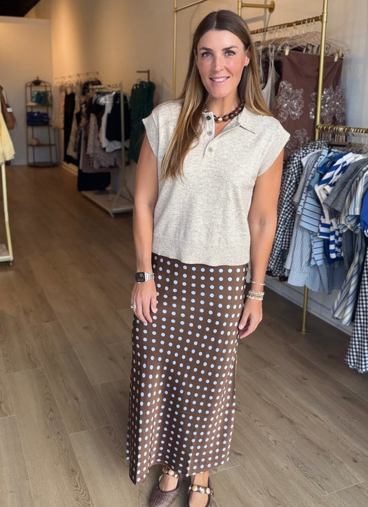Slip Polka Skirt