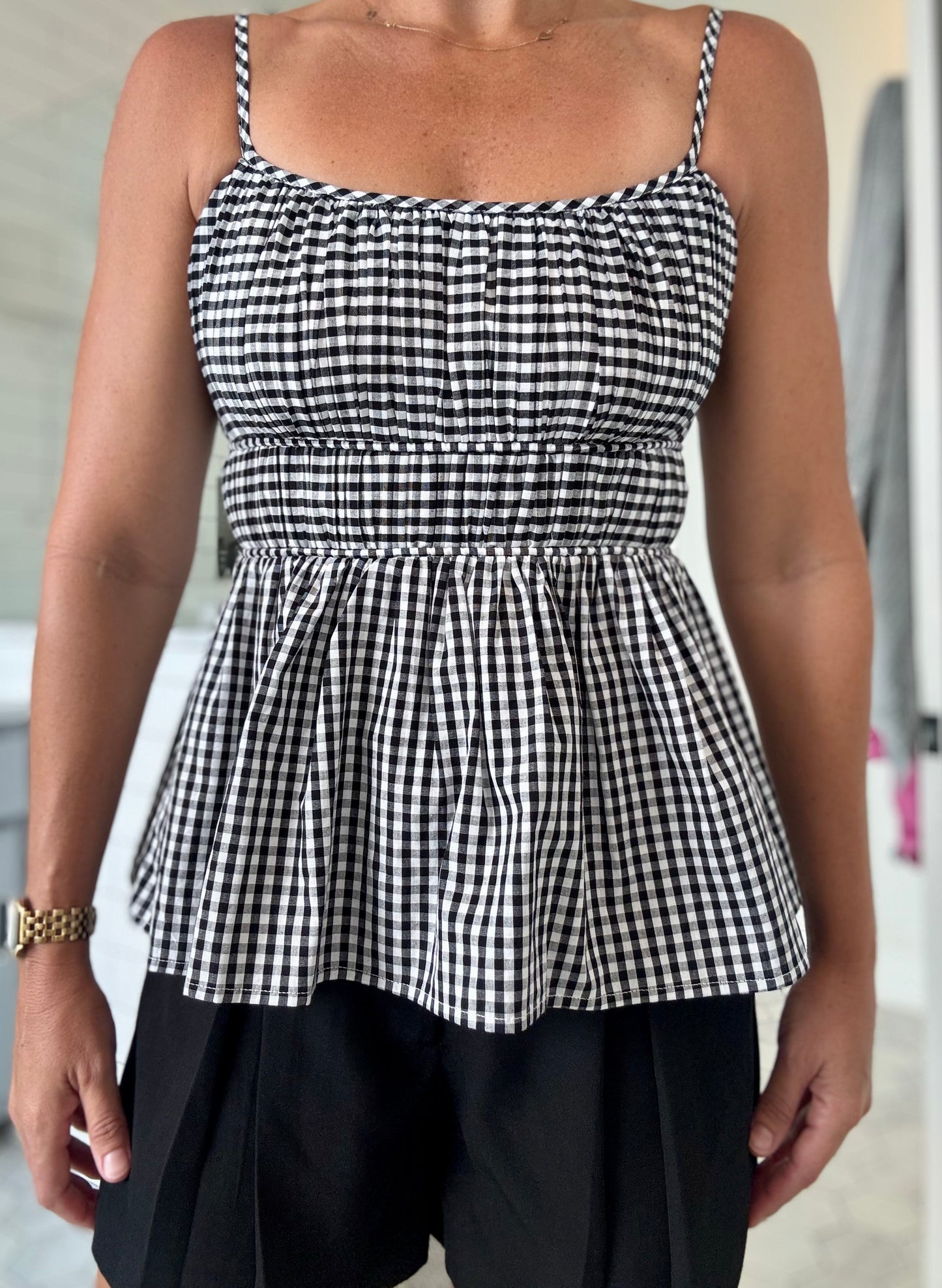 Chelsea Checkered Top