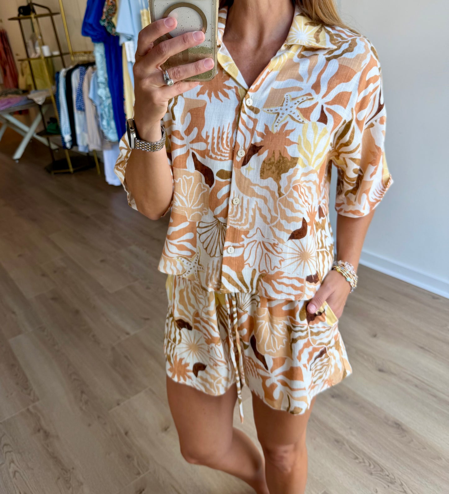 Coral Reef Short Set